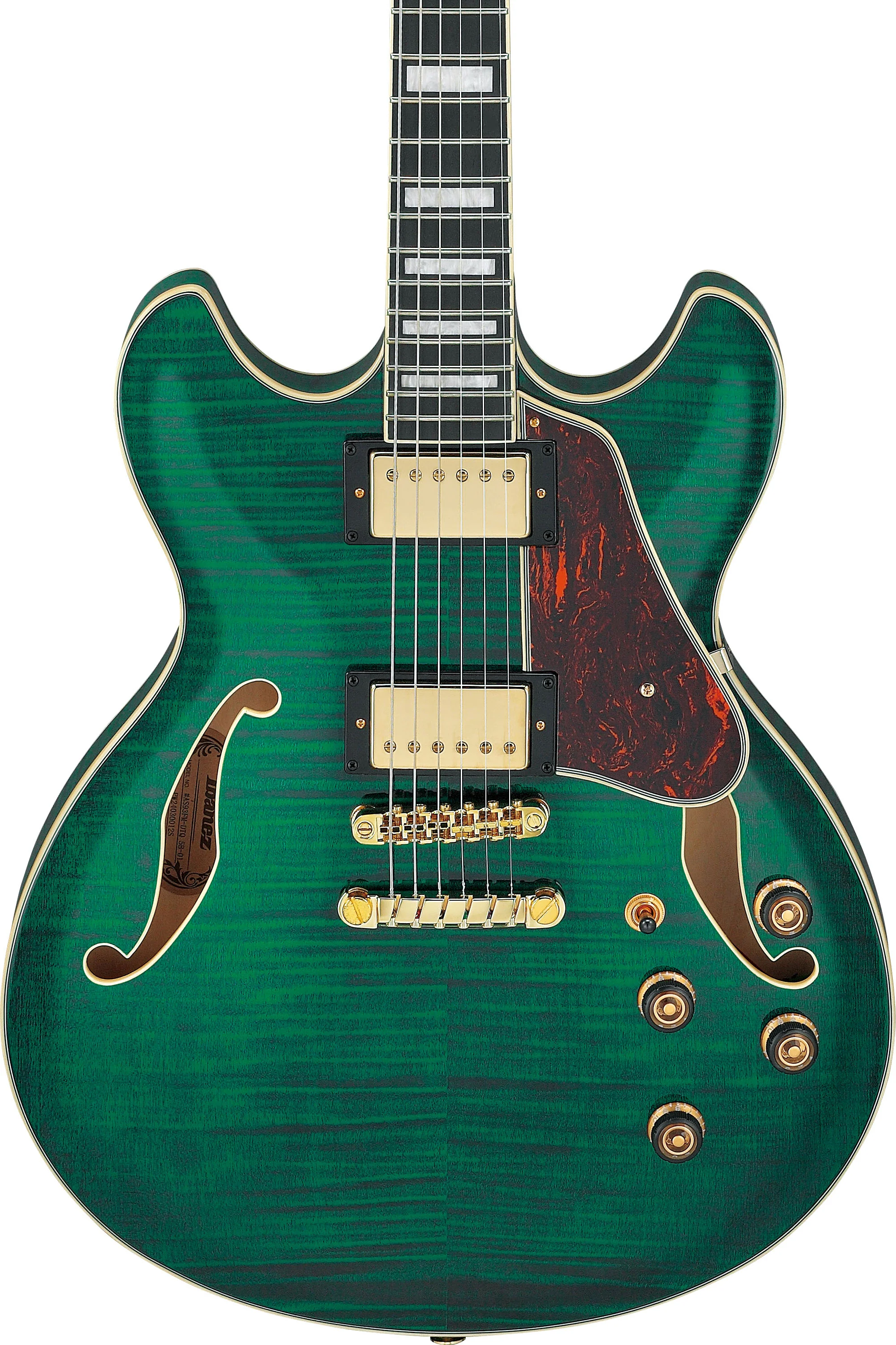 IBANEZ AS93FM TMG GUITARRA ELECTRICA TRANSPARENT MOSS GREEN - Image 4