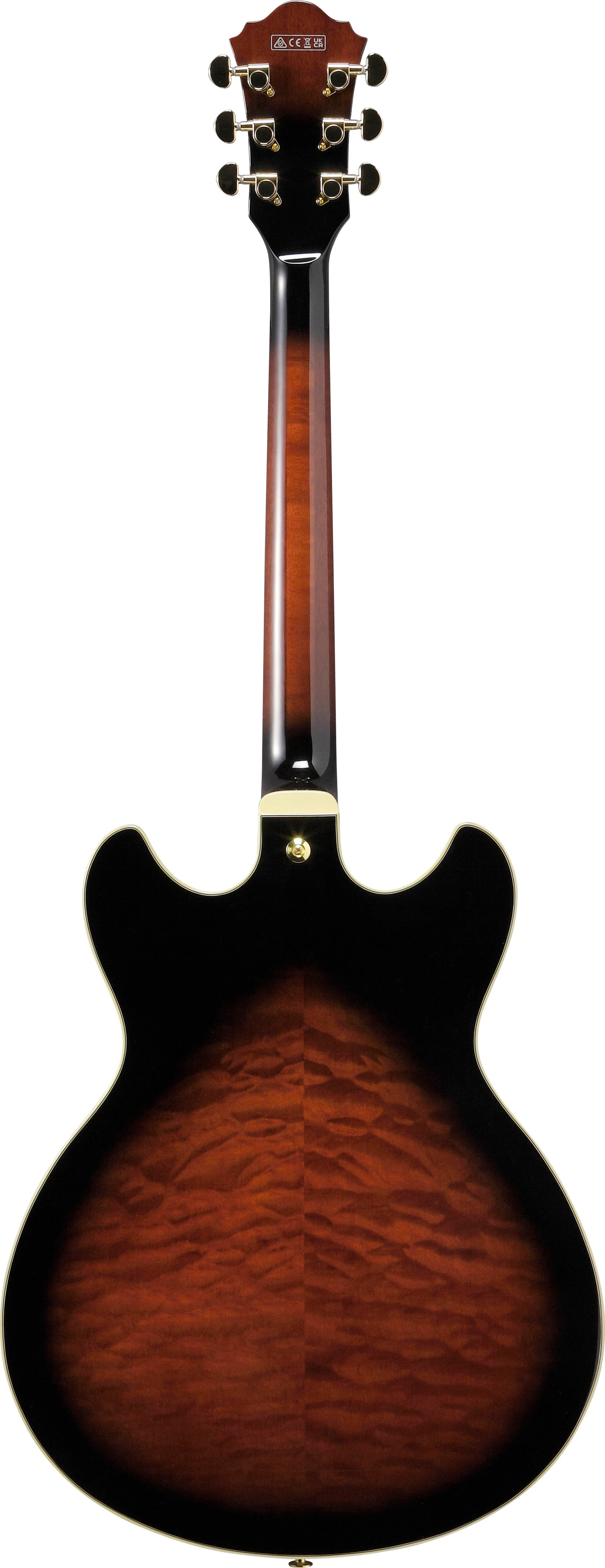 IBANEZ AS93QMSP DBS GUITARRA ELECTRICA DARK BROWN SUNBURST - Image 3