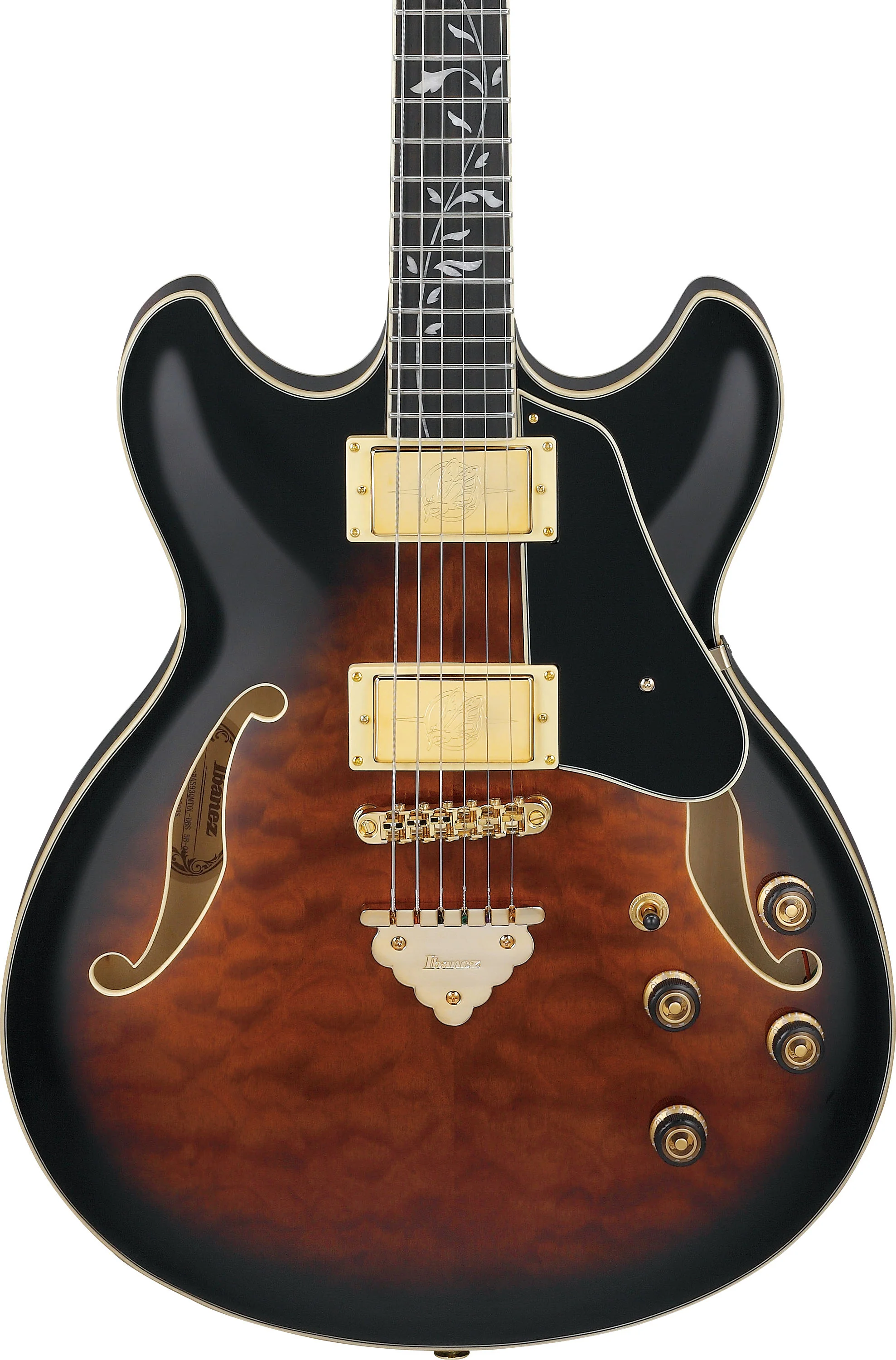 IBANEZ AS93QMSP DBS GUITARRA ELECTRICA DARK BROWN SUNBURST - Image 4
