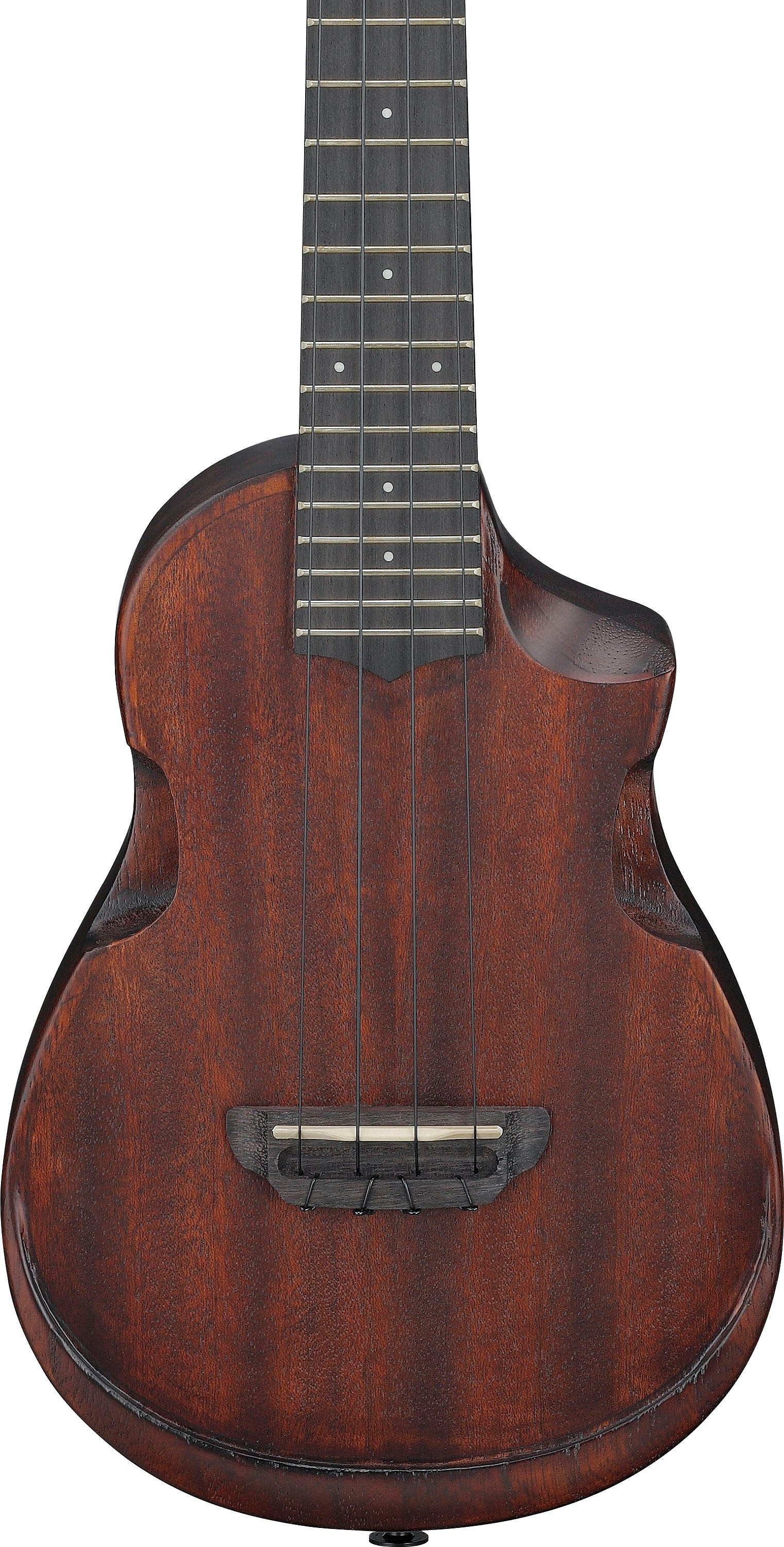 IBANEZ AUC14 OVL UKELELE CONCIERTO VIOLIN SUNBURST - Image 4