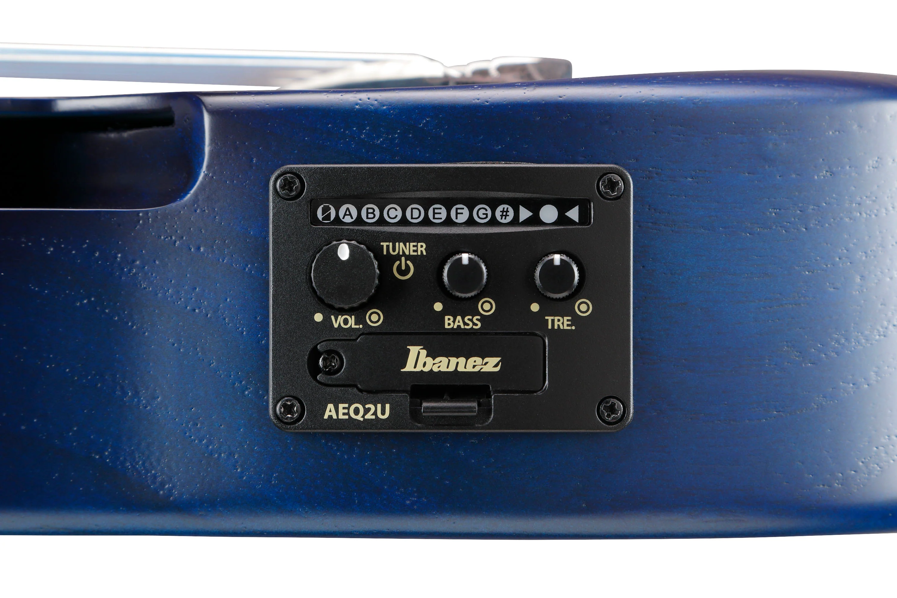 IBANEZ AUP10FMNE TBO GUITARRA ACUSTICA TRANSPARENT BLUE SUNBURST OPEN PORE - Image 10