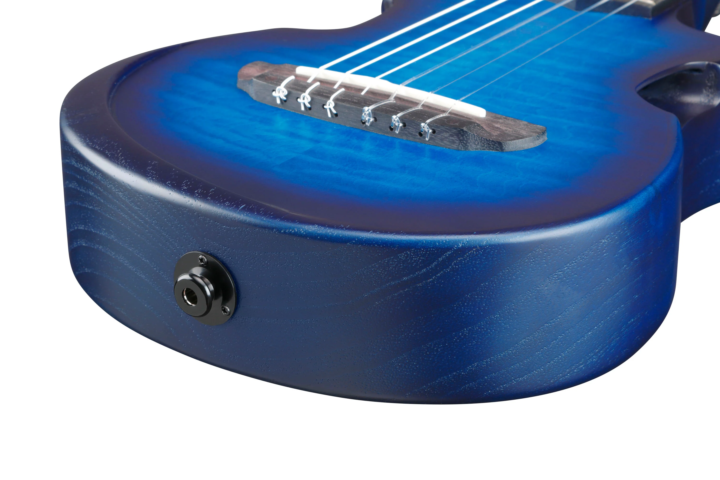 IBANEZ AUP10FMNE TBO GUITARRA ACUSTICA TRANSPARENT BLUE SUNBURST OPEN PORE - Image 11