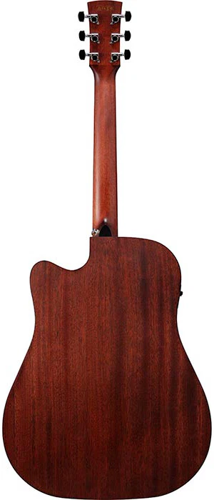 IBANEZ AW247CE WKH GUITARRA ELECTROACUSTICA DREADNOUGHT WEATHERED BLACK OPEN PORE - Image 3