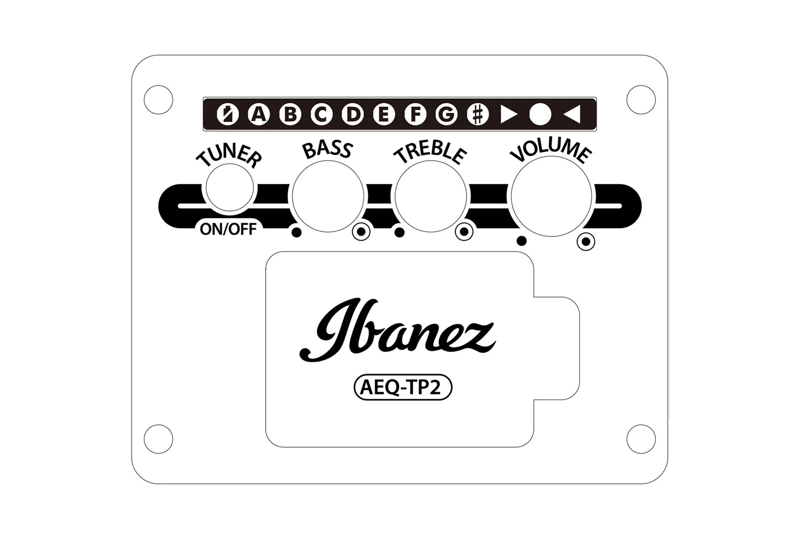 IBANEZ AW8412CE WK GUITARRA ELECTROACUSTICA 12 CUERDAS DREADNOUGHT WEATHERED BLACK - Image 8
