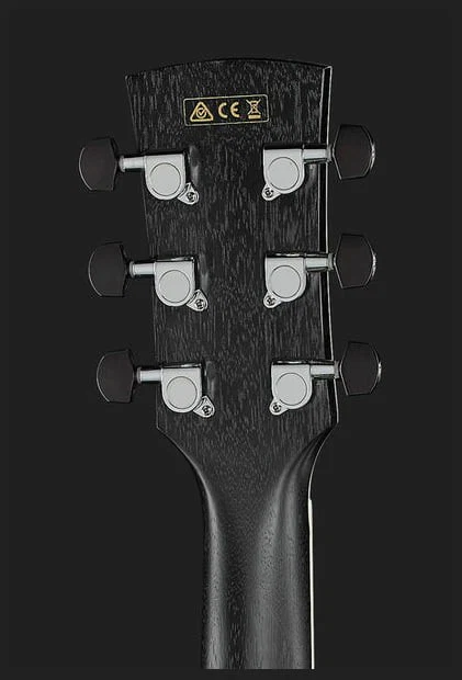 IBANEZ AW84CE WK GUITARRA ELECTROACUSTICA DREADNOUGHT WEATHERED BLACK - Image 11