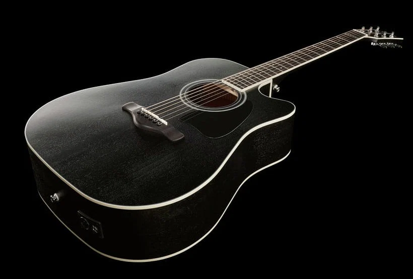 IBANEZ AW84CE WK GUITARRA ELECTROACUSTICA DREADNOUGHT WEATHERED BLACK - Image 13