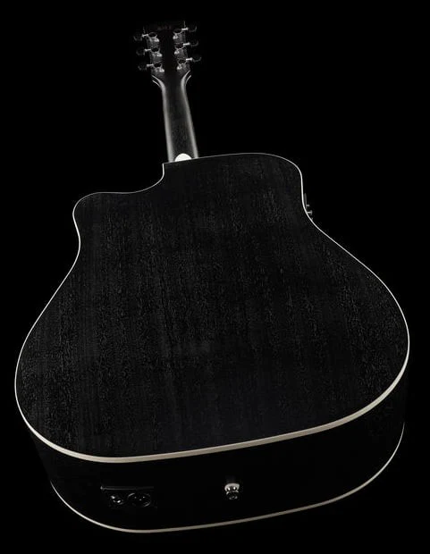 IBANEZ AW84CE WK GUITARRA ELECTROACUSTICA DREADNOUGHT WEATHERED BLACK - Image 16