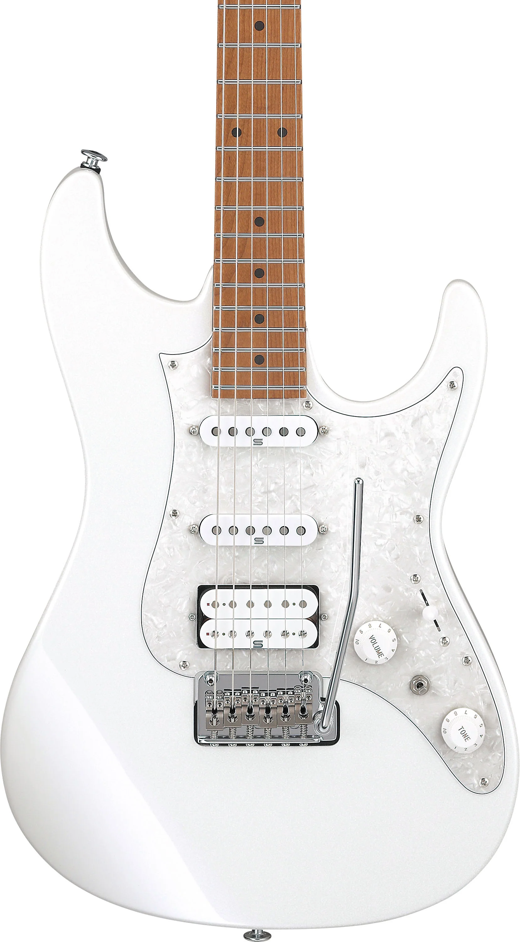 IBANEZ AZ2204 PW PRESTIGE GUITARRA ELECTRICA PEARL WHITE - Image 4