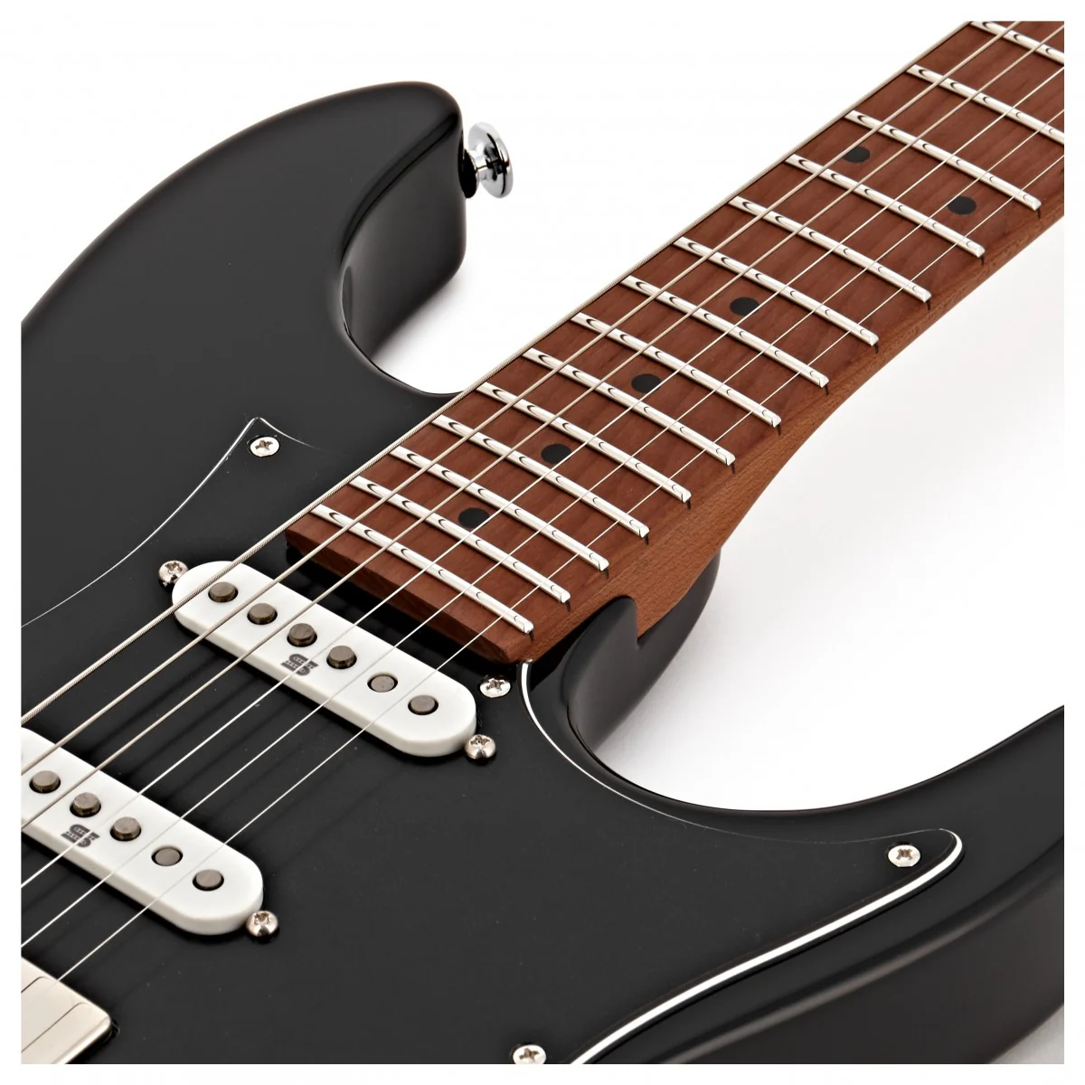 IBANEZ AZ2204B BK PRESTIGE GUITARRA ELECTRICA NEGRA - Image 6