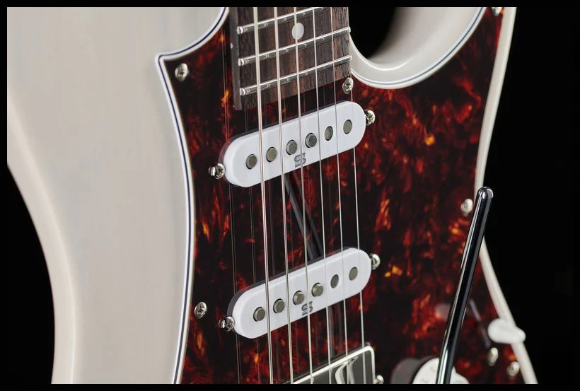 IBANEZ AZ2204N AWD PRESTIGE GUITARRA ELECTRICA ANTIQUE WHITE BLONDE - Image 19