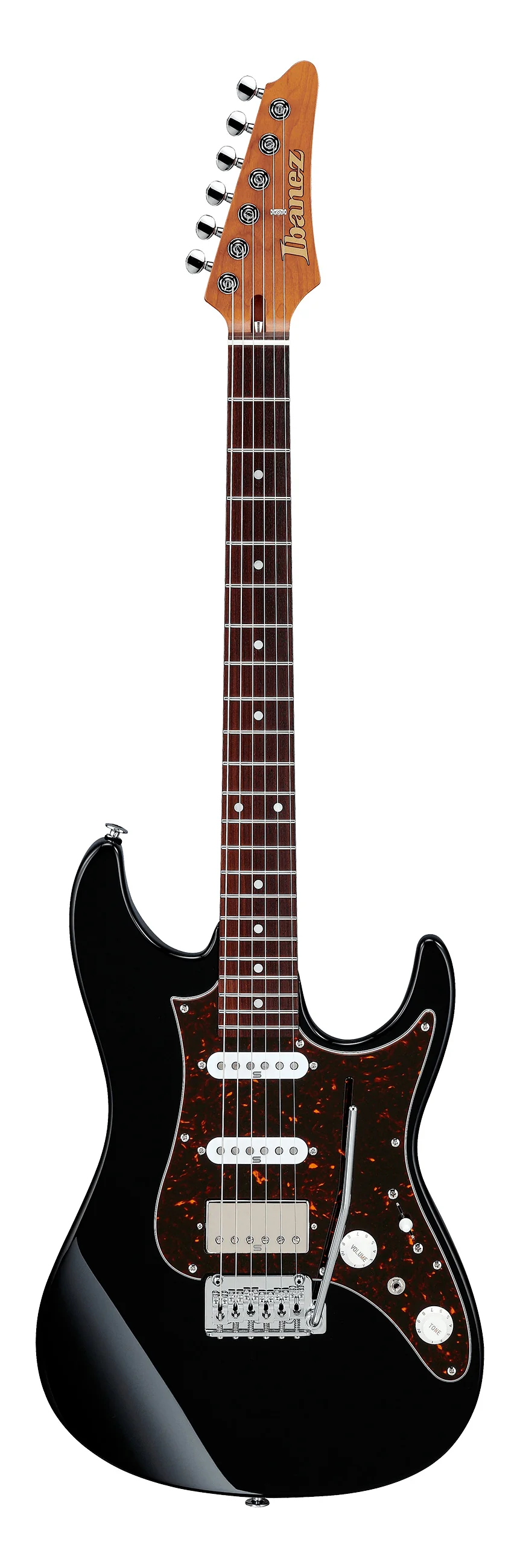 IBANEZ AZ2204N BK PRESTIGE GUITARRA ELECTRICA NEGRA.