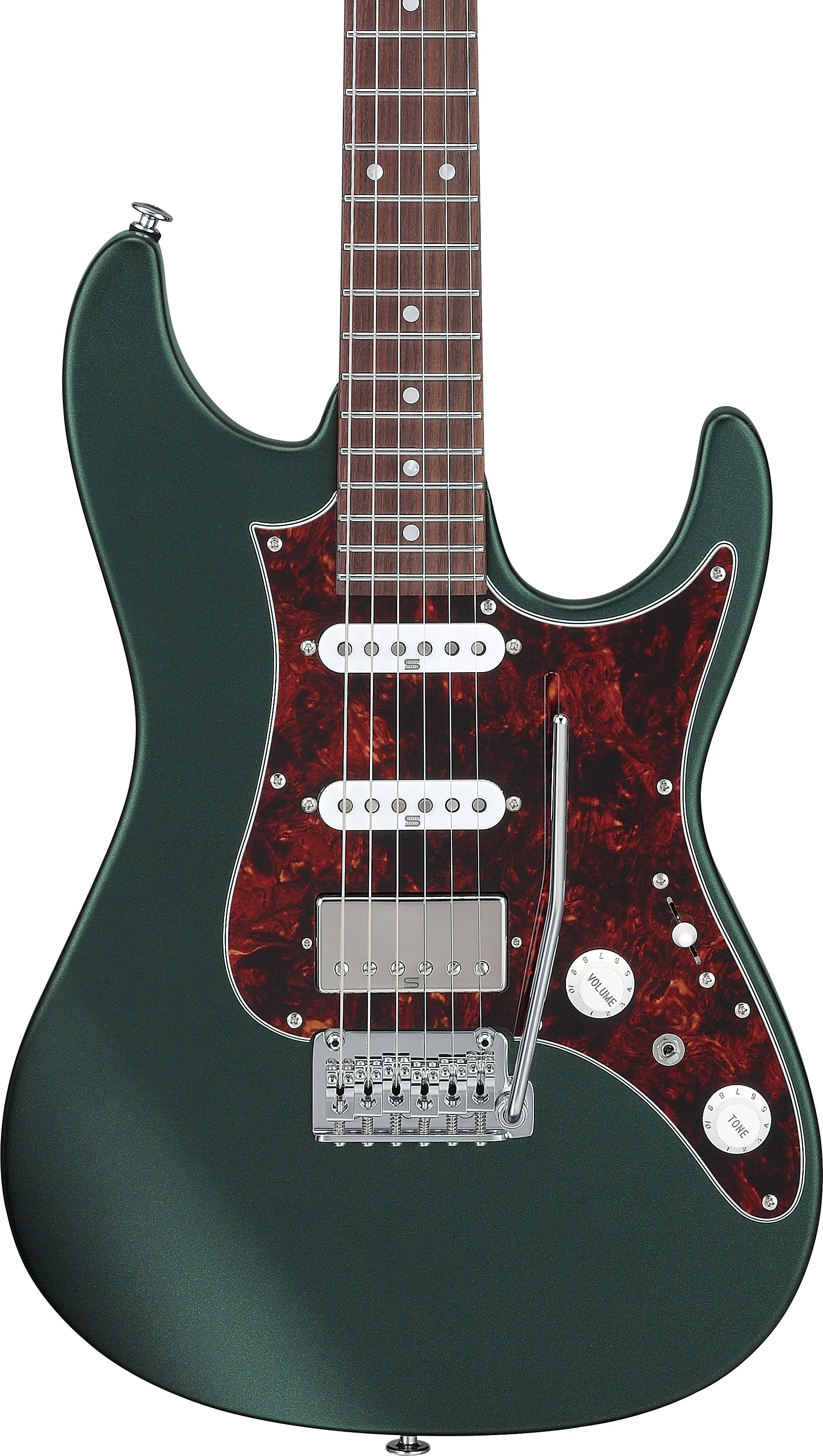 IBANEZ AZ2204N VGF PRESTIGE GUITARRA ELECTRICA IVY GREEN METALLIC FLAT - Image 4