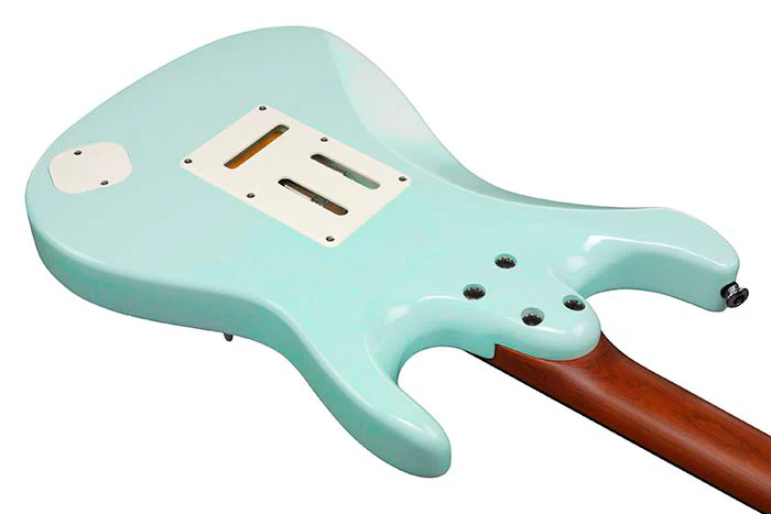 IBANEZ AZ2204NWL MGR PRESTIGE GUITARRA ELECTRICA PARA ZURDOS MINT GREEN - Image 5
