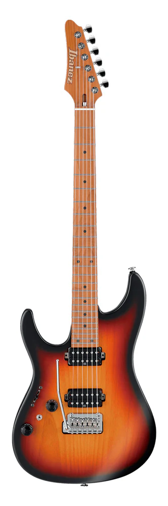 IBANEZ AZ2402L TFF PRESTIGE GUITARRA ELECTRICA PARA ZURDOS TRIFADE BURST FLAT