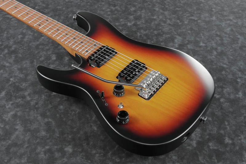 IBANEZ AZ2402L TFF PRESTIGE GUITARRA ELECTRICA PARA ZURDOS TRIFADE BURST FLAT - Image 4