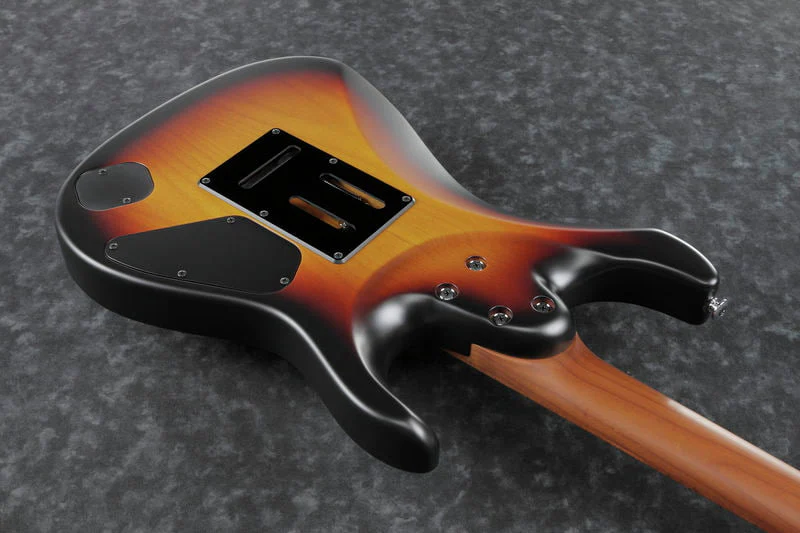 IBANEZ AZ2402L TFF PRESTIGE GUITARRA ELECTRICA PARA ZURDOS TRIFADE BURST FLAT - Image 5