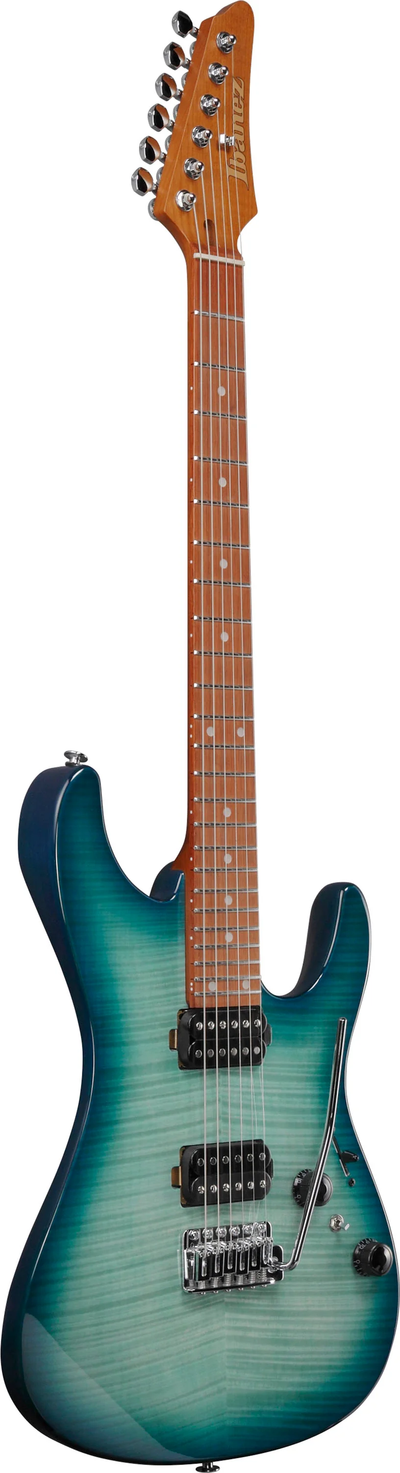 IBANEZ AZ24S1F TXB GUITARRA ELECTRICA TRANSPARENT TURQUOISE BURST - Image 2