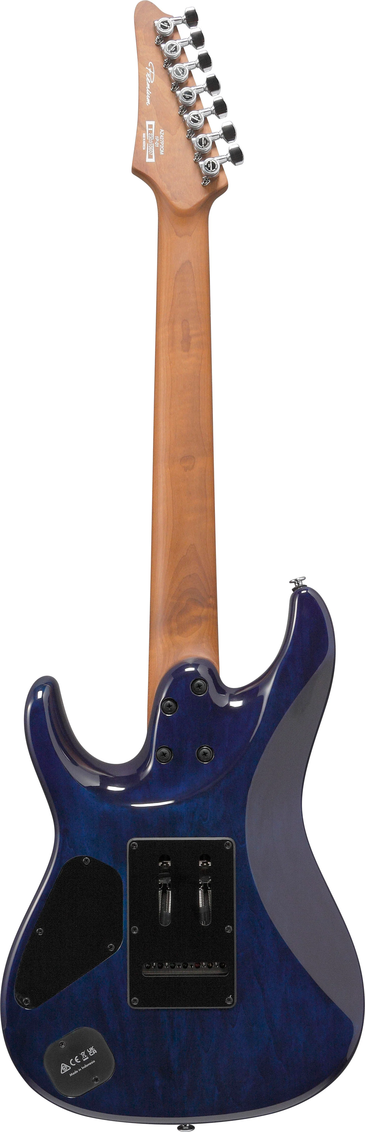 IBANEZ AZ427P2QM TUB PREMIUM GUITARRA ELECTRICA TWILIGHT BLUE BURST - Image 3