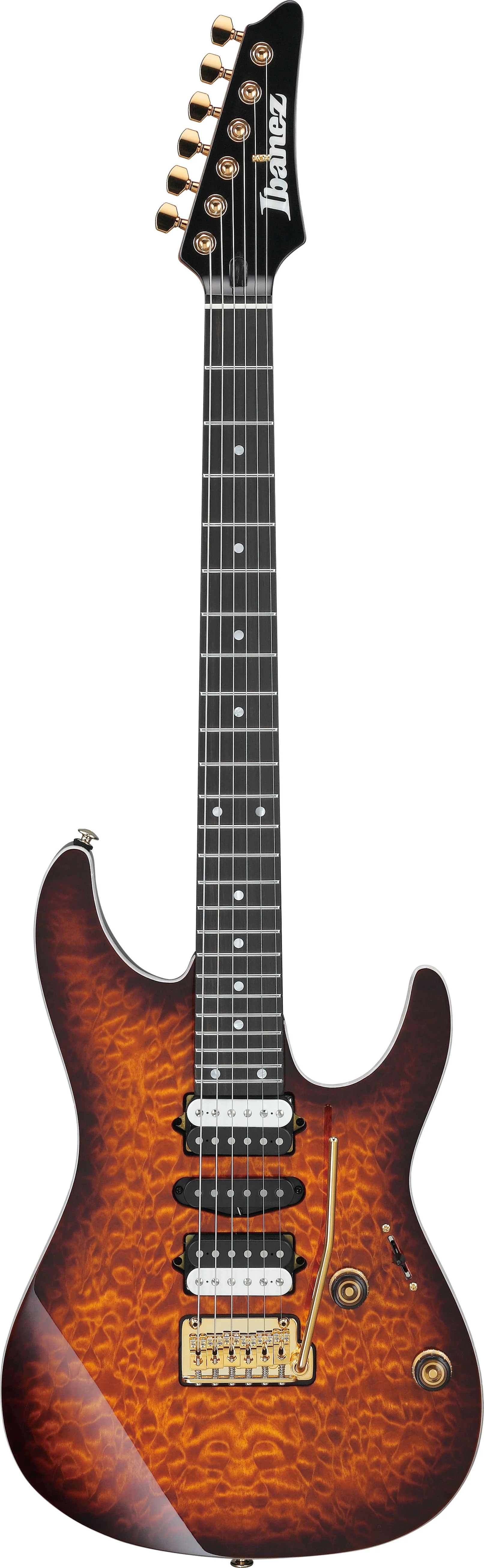 IBANEZ AZ47P1QM DEB PREMIUM GUITARRA ELECTRICA DRAGON EYE BURST