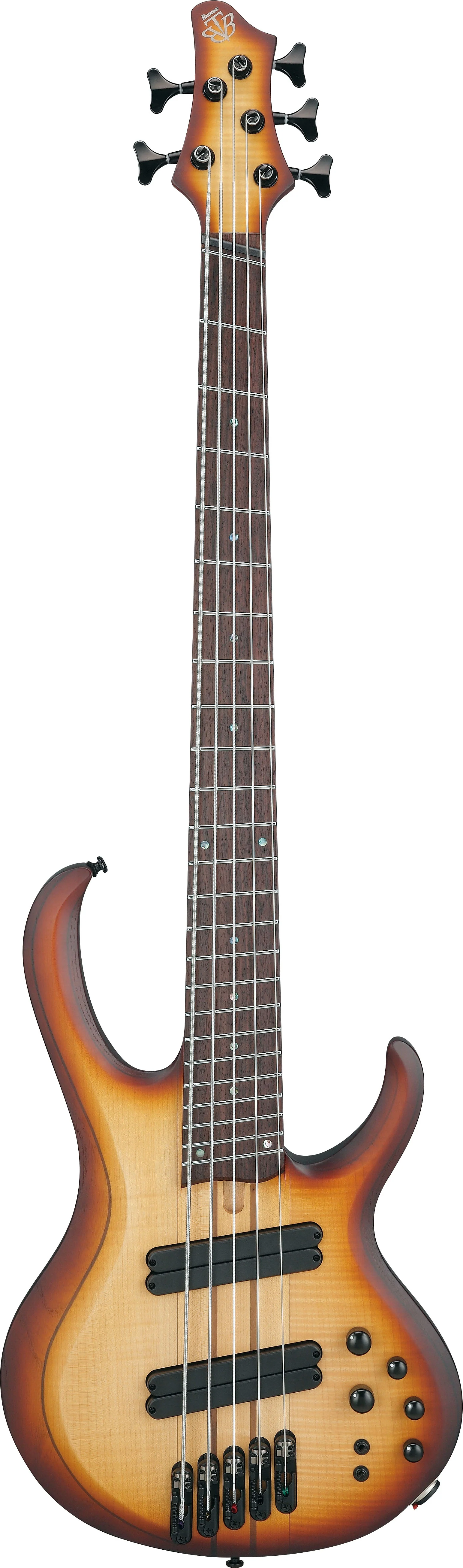IBANEZ BTB705LM NNF BAJO ELECTRICO 5 CUERDAS NATURAL BROWNED BURST