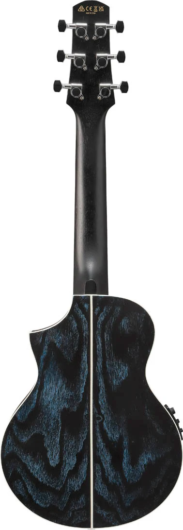 IBANEZ EWP16EWB GAO GUITARRA ELECTROACUSTICA PEQUEÑA TENOR GALAXY AQUA OPEN PORE - Image 2