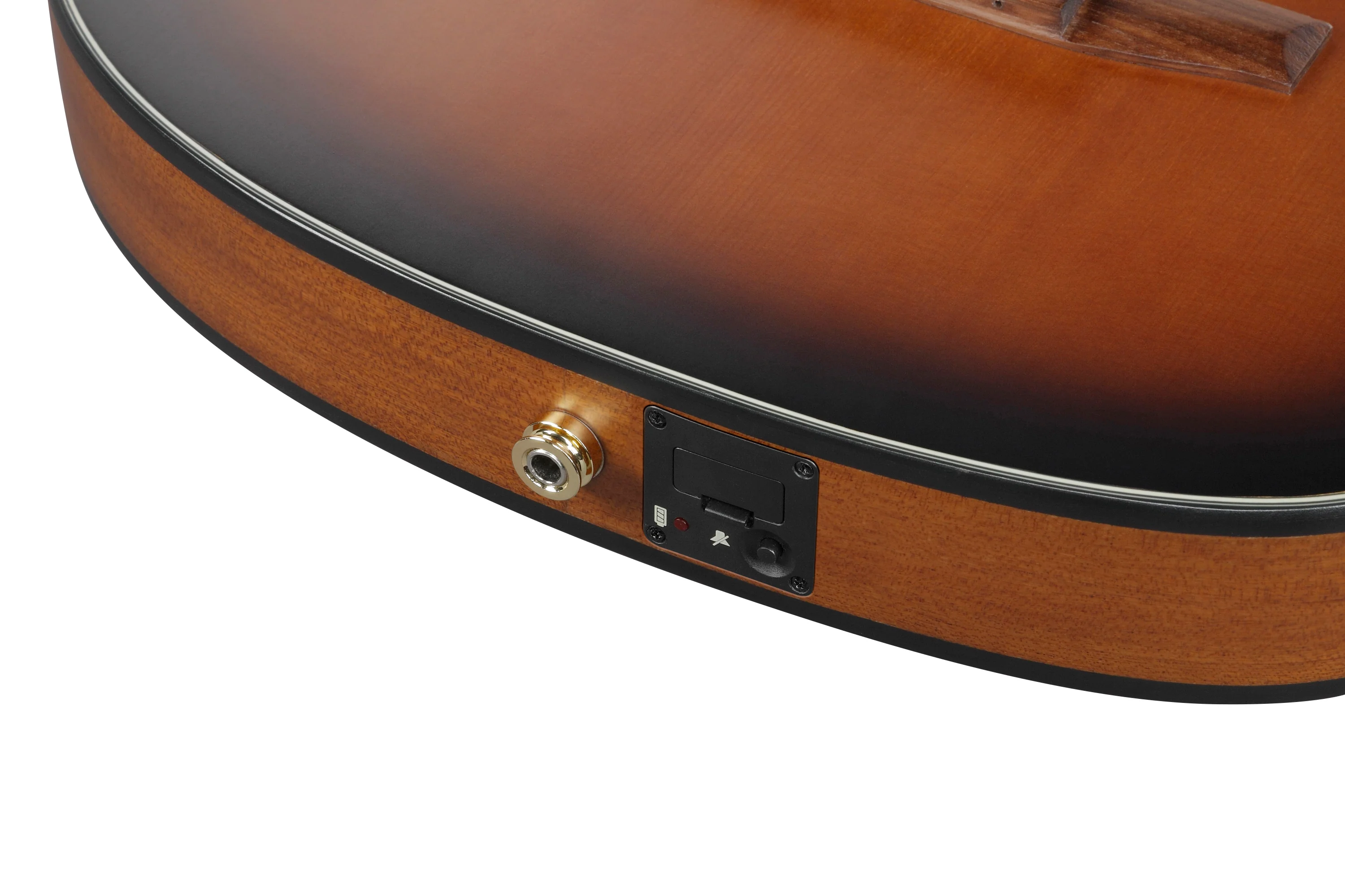 IBANEZ FRH10N BSF GUITARRA ESPAÑOLA ELECTRIFICADA BROWN SUNBURST FLAT - Image 10
