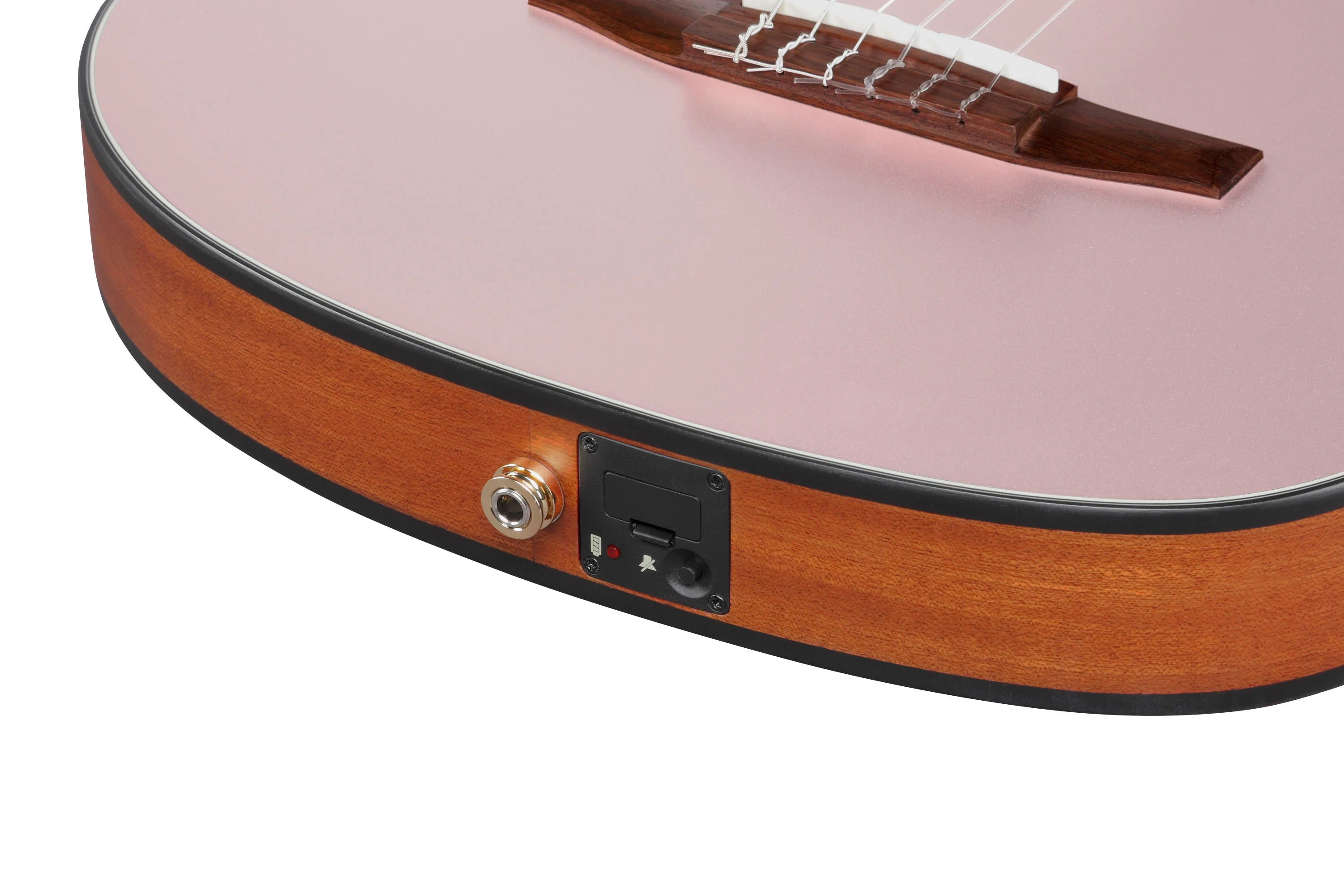 IBANEZ FRH10N RGF GUITARRA ESPAÑOLA ELECTRIFICADA ROSE GOLD METALLIC - Image 10