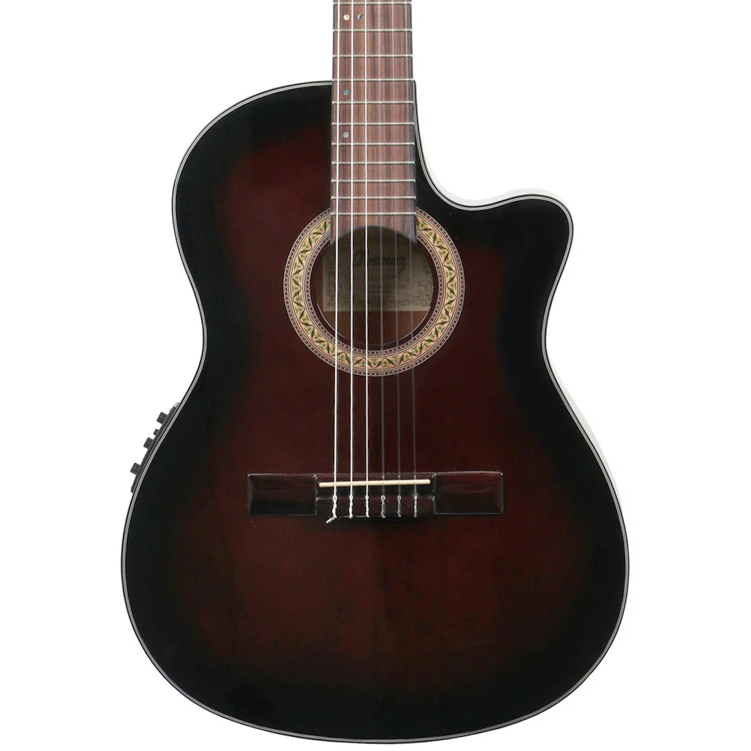 IBANEZ GA35TCE DVS GUITARRA ESPAÑOLA ELECTRIFICADA DARK VIOLIN SUNBURST - Image 4
