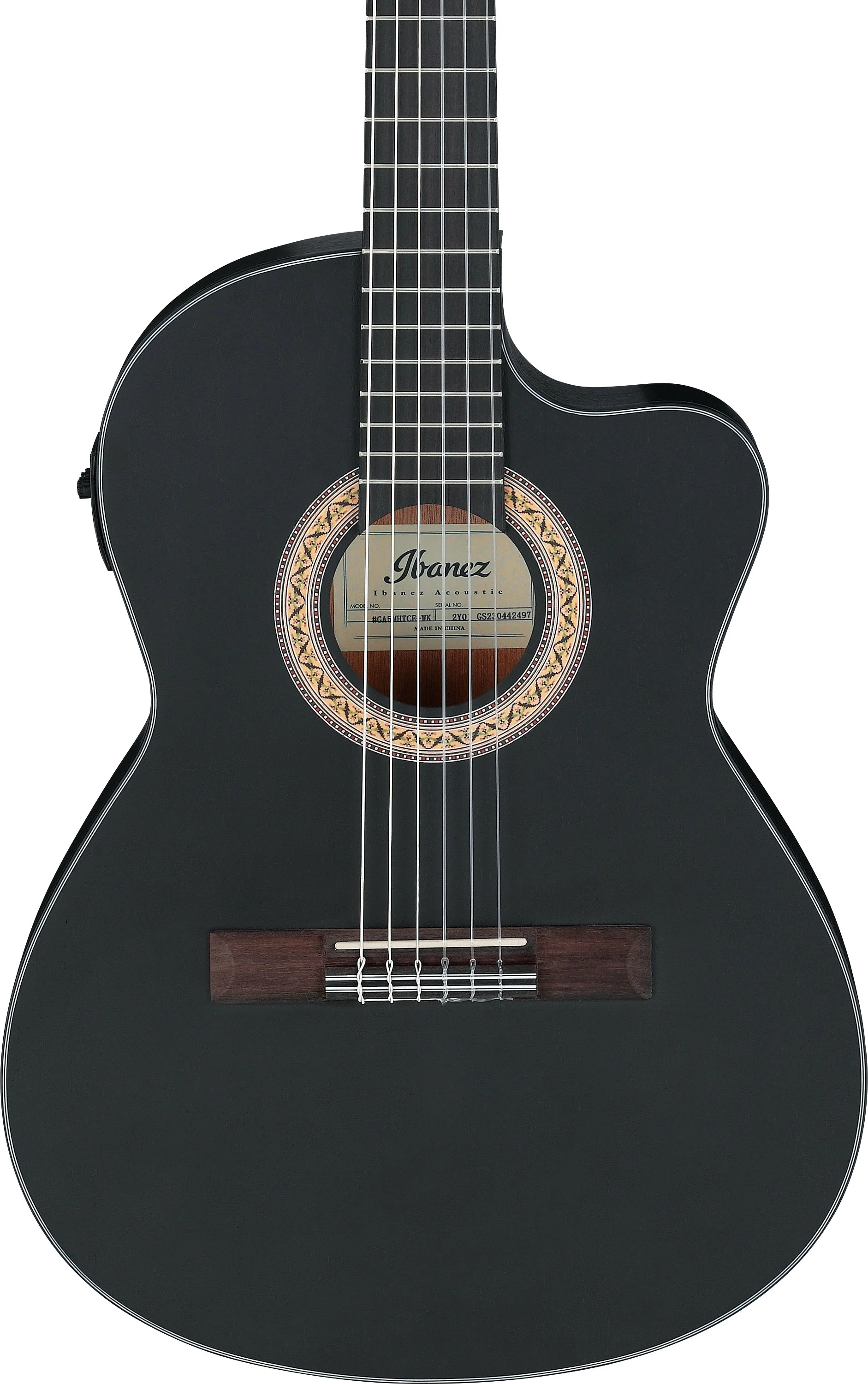 IBANEZ GA5MHTCE WK GUITARRA ESPAÑOLA ELECTRIFICADA WEATHERED BLACK - Image 4