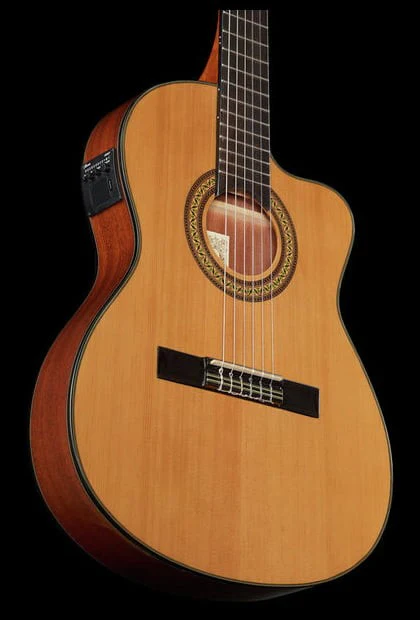 IBANEZ GA5TCE AM GUITARRA ESPAÑOLA ELECTRIFICADA AMBAR - Image 14