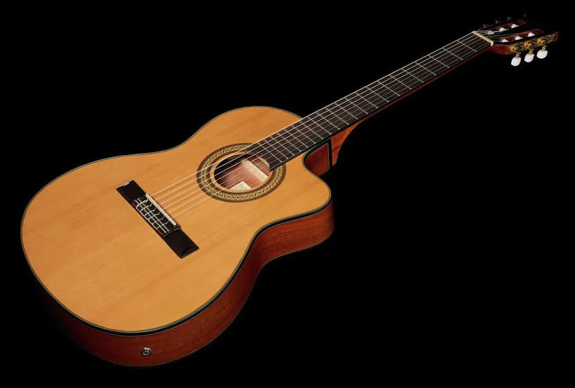 IBANEZ GA5TCE AM GUITARRA ESPAÑOLA ELECTRIFICADA AMBAR - Image 16