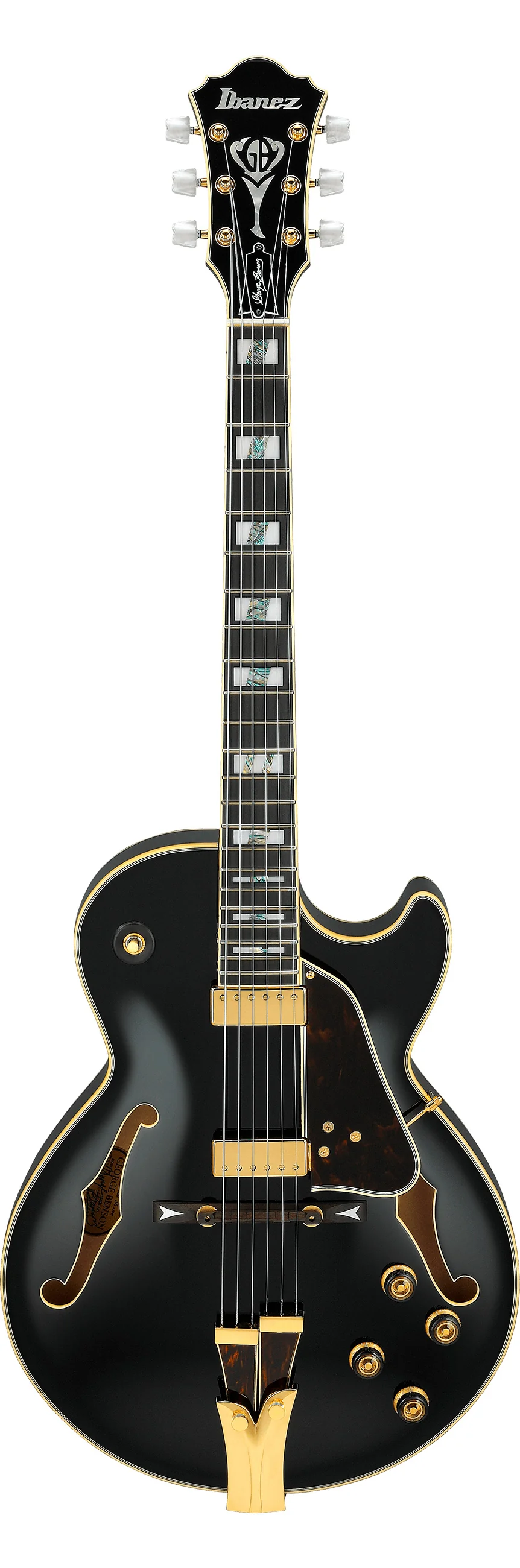 IBANEZ GB10 BK GUITARRA ELECTRICA HOLLOW BODY NEGRA