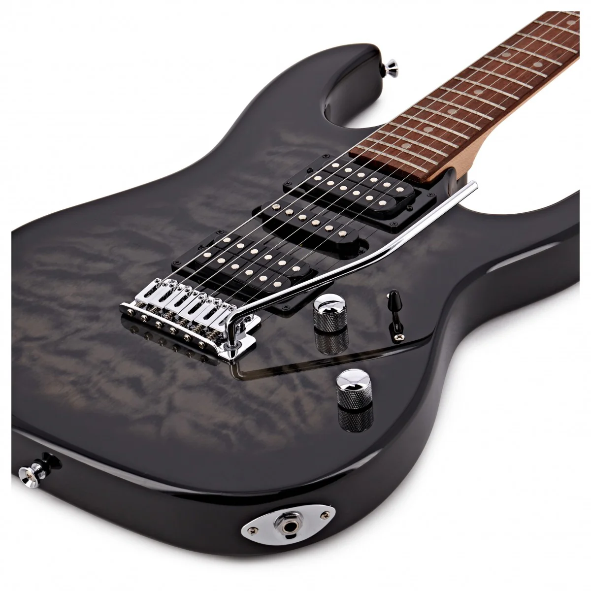 IBANEZ GRX70QA TKS GIO GUITARRA ELECTRICA TRANSPARENT BLACK SUNBURST - Image 5
