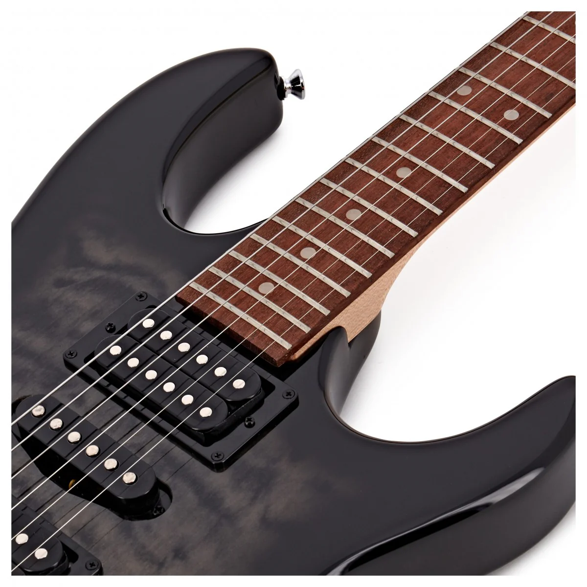 IBANEZ GRX70QA TKS GIO GUITARRA ELECTRICA TRANSPARENT BLACK SUNBURST - Image 6