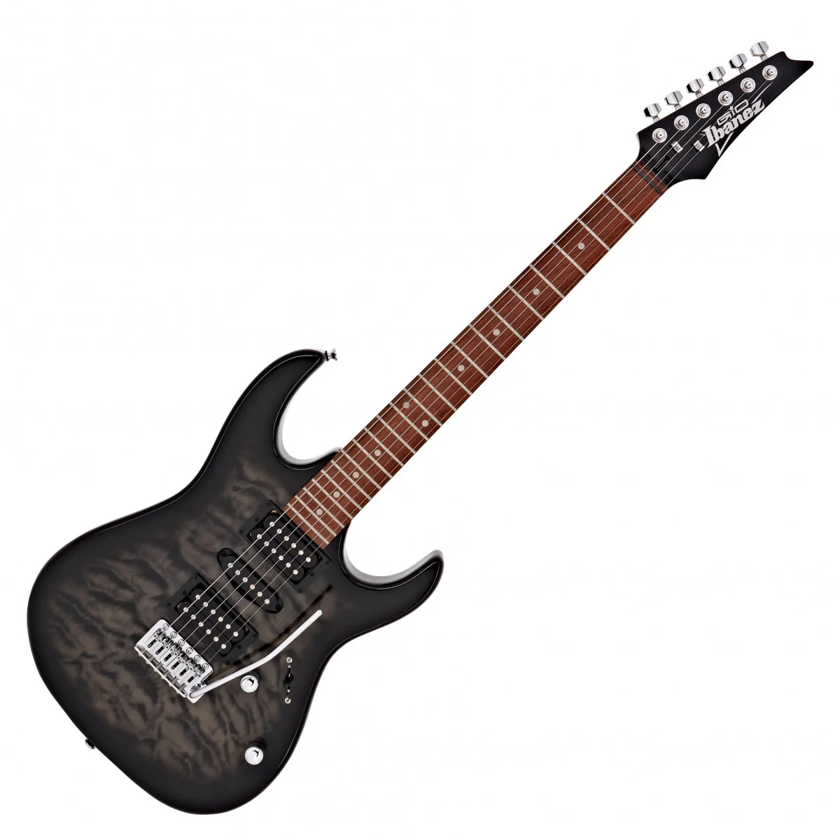 IBANEZ GRX70QA TKS GIO GUITARRA ELECTRICA TRANSPARENT BLACK SUNBURST - Image 9