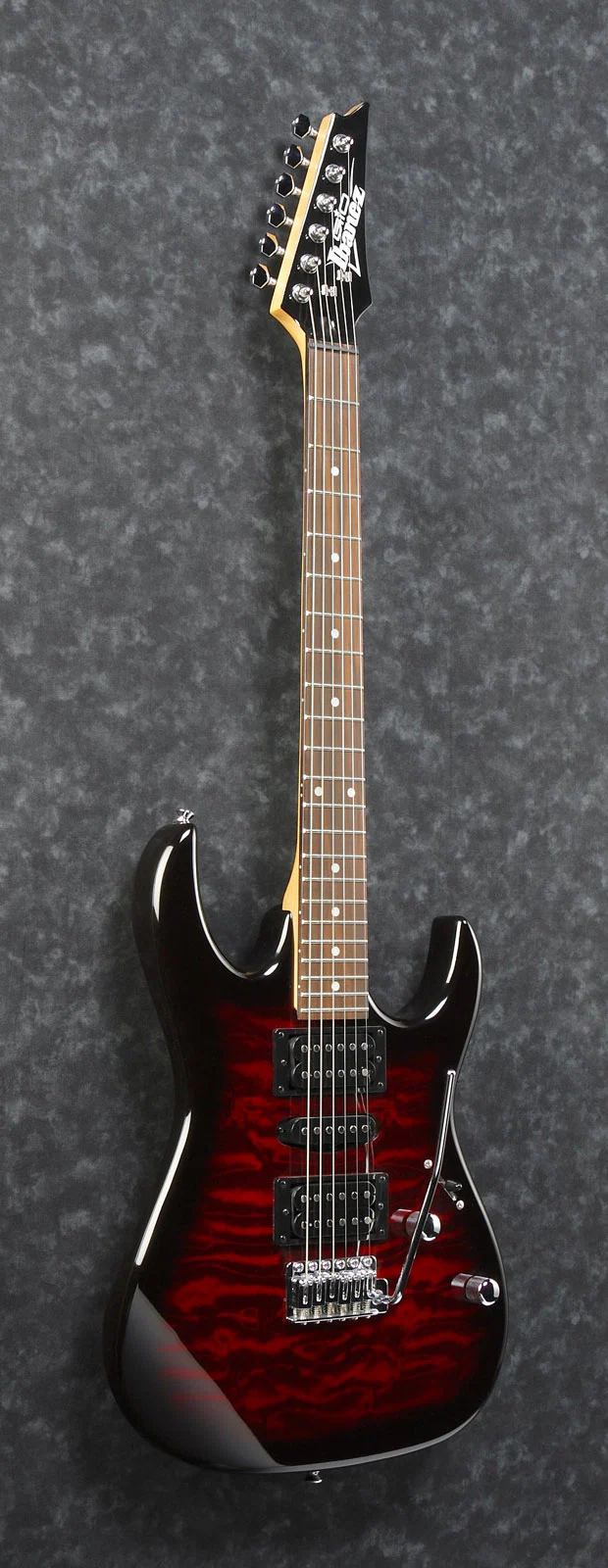 IBANEZ GRX70QA TRB GIO GUITARRA ELECTRICA TRANSAPARENT RED BURST - Image 11