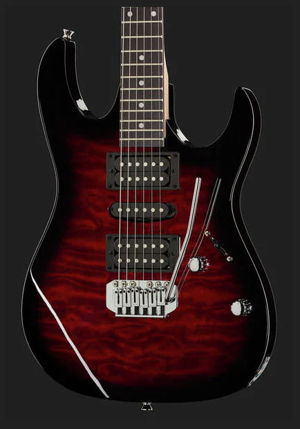 IBANEZ GRX70QA TRB GIO GUITARRA ELECTRICA TRANSAPARENT RED BURST - Image 16