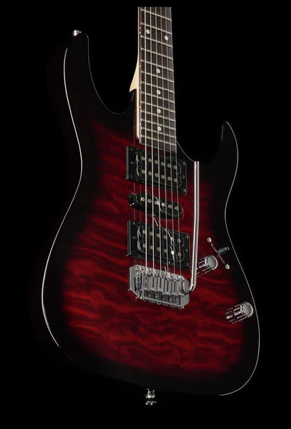 IBANEZ GRX70QA TRB GIO GUITARRA ELECTRICA TRANSAPARENT RED BURST - Image 20