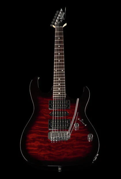 IBANEZ GRX70QA TRB GIO GUITARRA ELECTRICA TRANSAPARENT RED BURST - Image 25