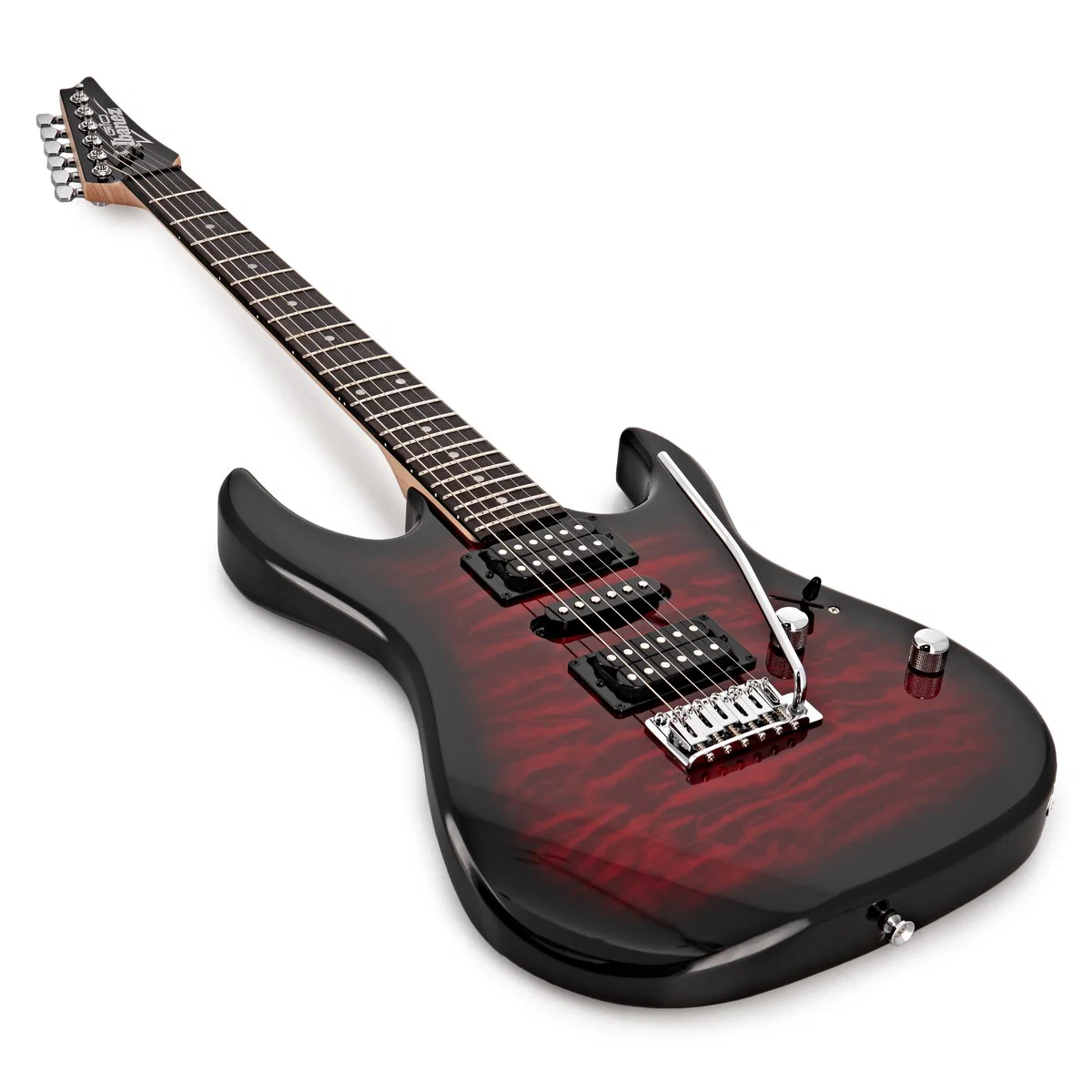 IBANEZ GRX70QA TRB GIO GUITARRA ELECTRICA TRANSAPARENT RED BURST - Image 6