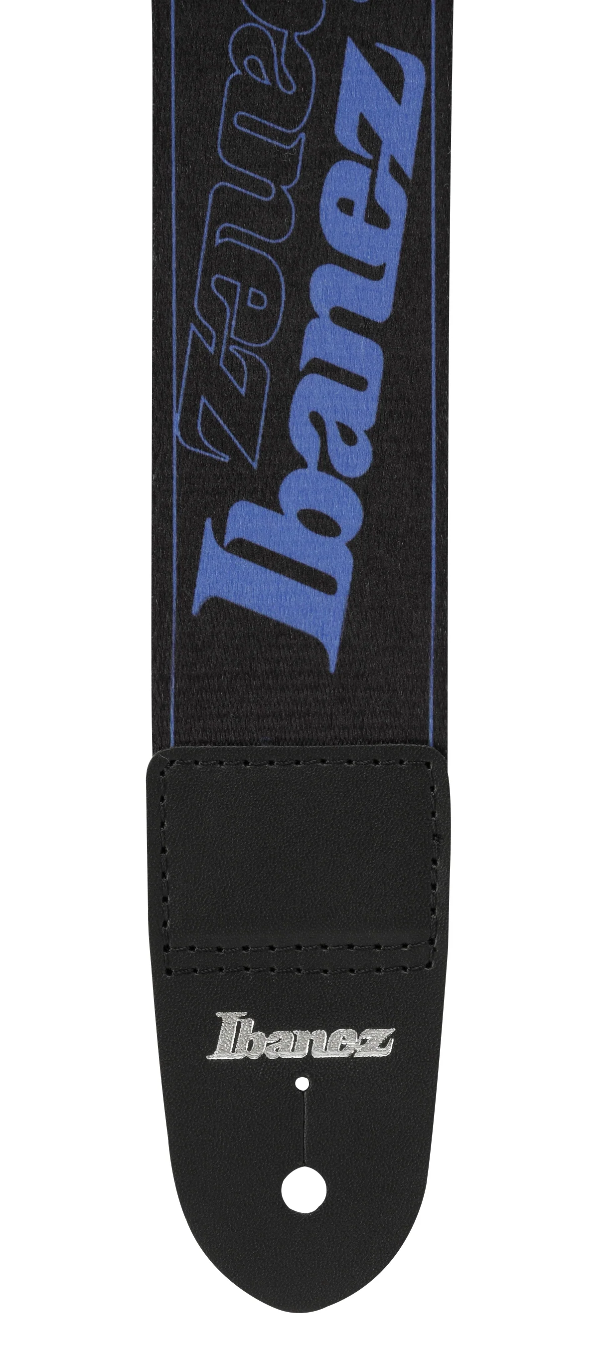 IBANEZ GSD50 BL CORREA GUITARRA NEGRA CON LOGO AZUL - Image 3