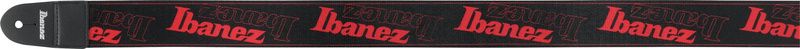 IBANEZ GSD50 RD CORREA GUITARRA NEGRA CON LOGO ROJO - Image 4