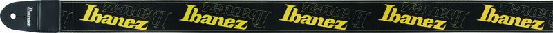 IBANEZ GSD50 YE CORREA GUITARRA NEGRA CON LOGO AMARILLO - Image 4