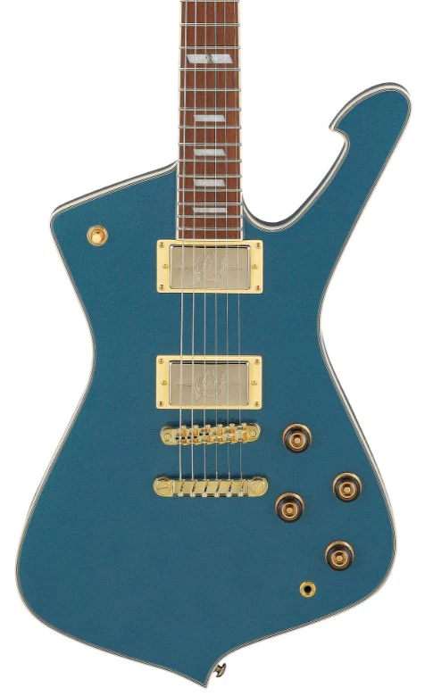 IBANEZ IC420 ABM ICEMAN GUITARRA ELECTRICA ANTIQUE BLUE METALLIC - Image 4