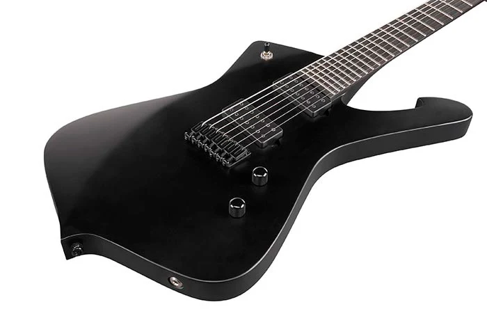IBANEZ ICTB721 BKF IRON LABEL ICEMAN GUITARRA ELECTRICA 7 CUERDAS BLACK FLAT - Image 6