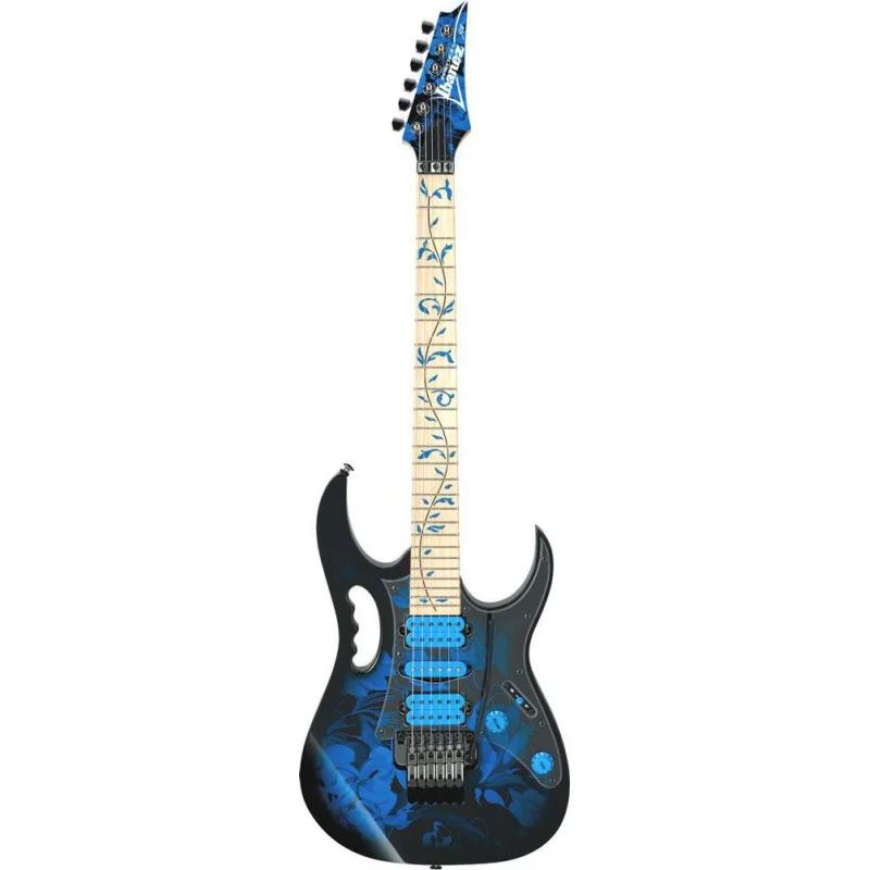 IBANEZ JEM77P BFP PREMIUM GUITARRA ELECTRICA BLUE FLORAL PATTERN
