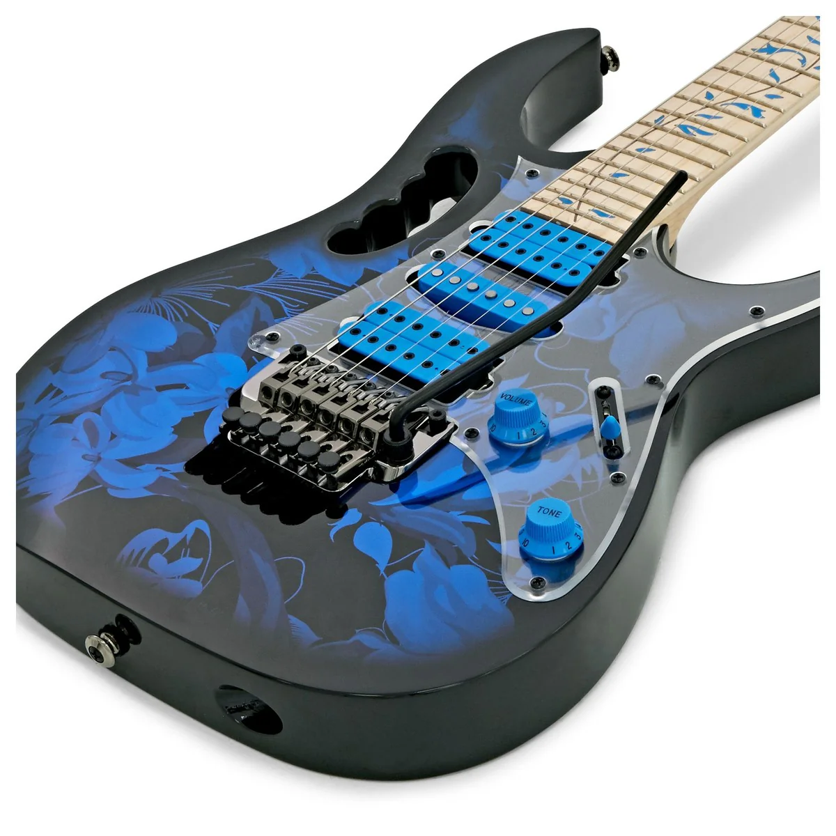 IBANEZ JEM77P BFP PREMIUM GUITARRA ELECTRICA BLUE FLORAL PATTERN - Image 10