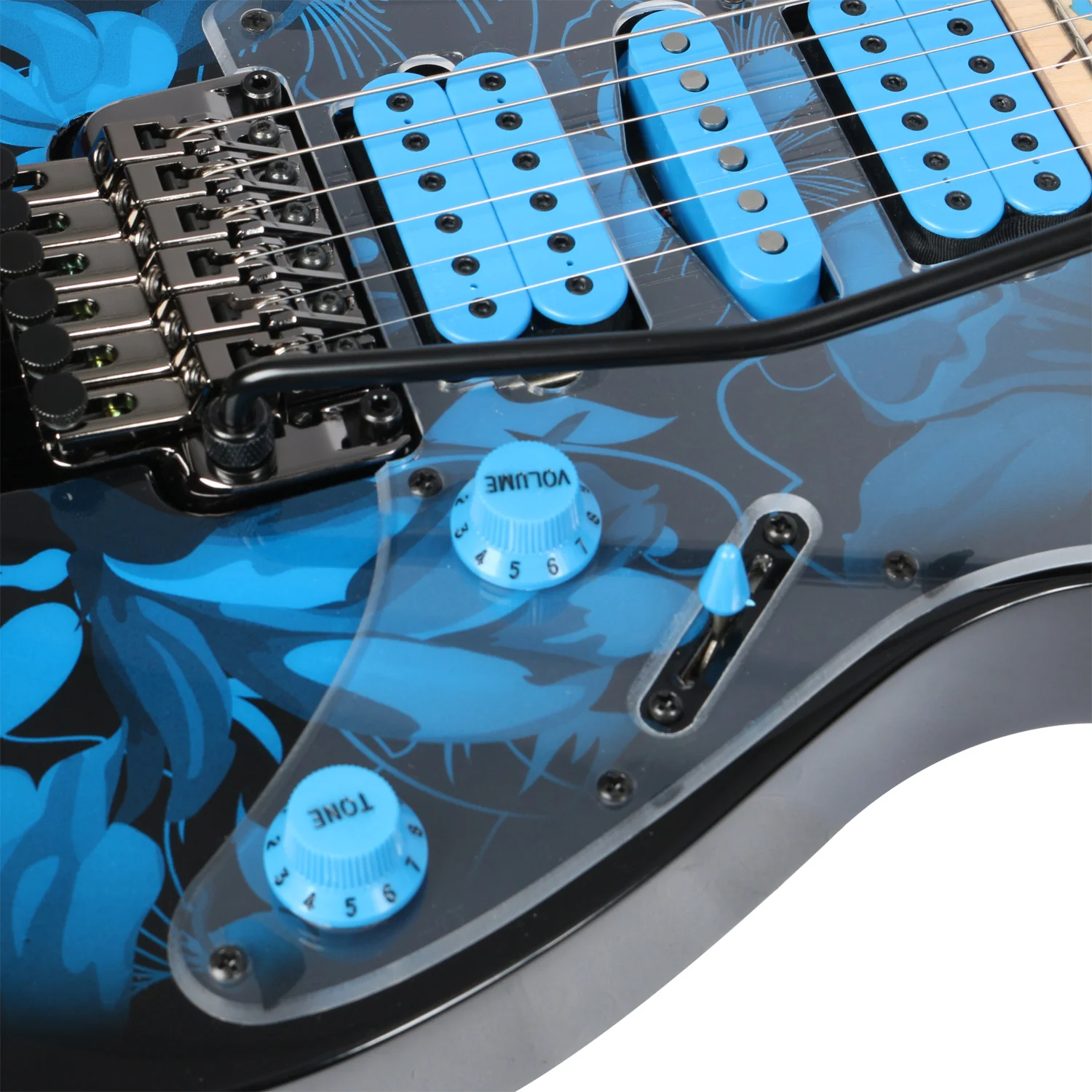 IBANEZ JEM77P BFP PREMIUM GUITARRA ELECTRICA BLUE FLORAL PATTERN - Image 12
