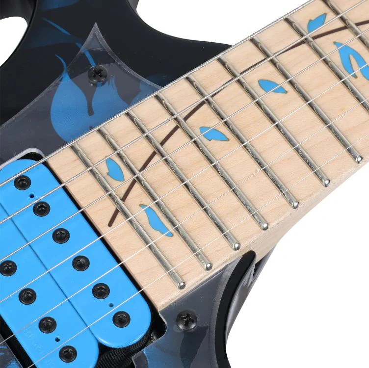 IBANEZ JEM77P BFP PREMIUM GUITARRA ELECTRICA BLUE FLORAL PATTERN - Image 17