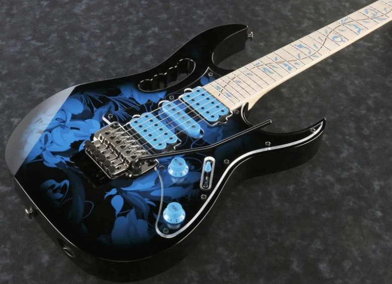 IBANEZ JEM77P BFP PREMIUM GUITARRA ELECTRICA BLUE FLORAL PATTERN - Image 21